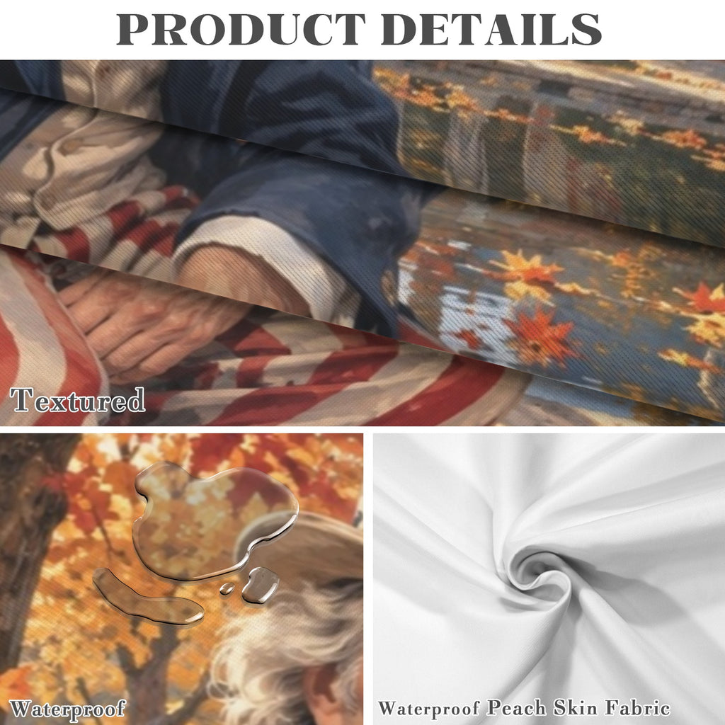 Uncle Sam Court 178cm x 140cm Rectangular Tablecloth 70x55inch (QUE)