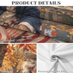 Uncle Sam Court 178cm x 140cm Rectangular Tablecloth 70x55inch (QUE)