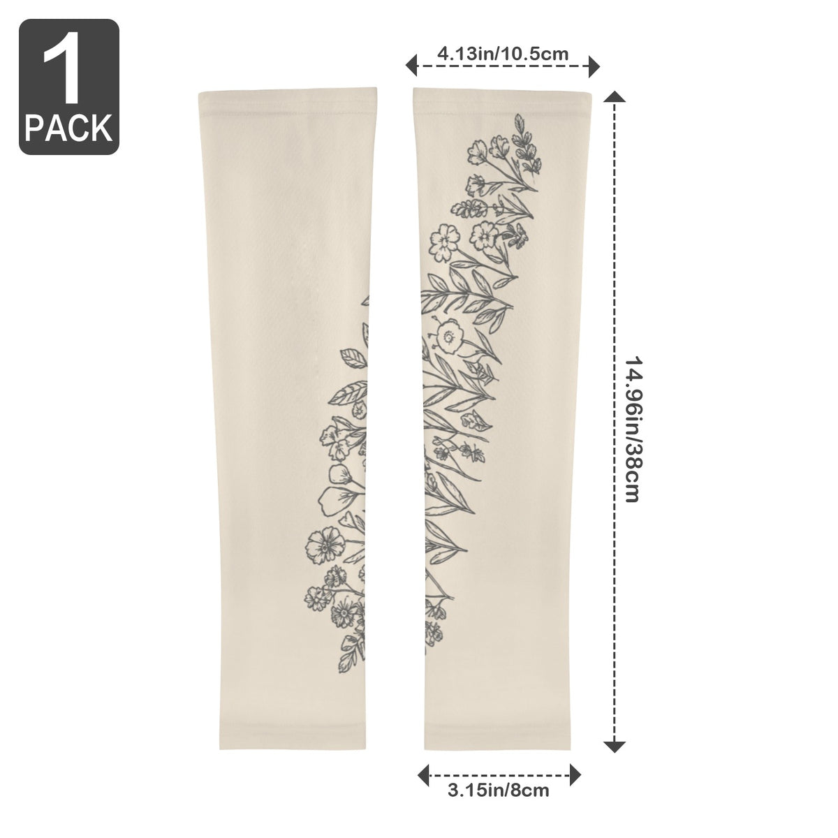 Wilderkind Field Flora Arm Sleeves 38cm (1-Pack) (QUE)