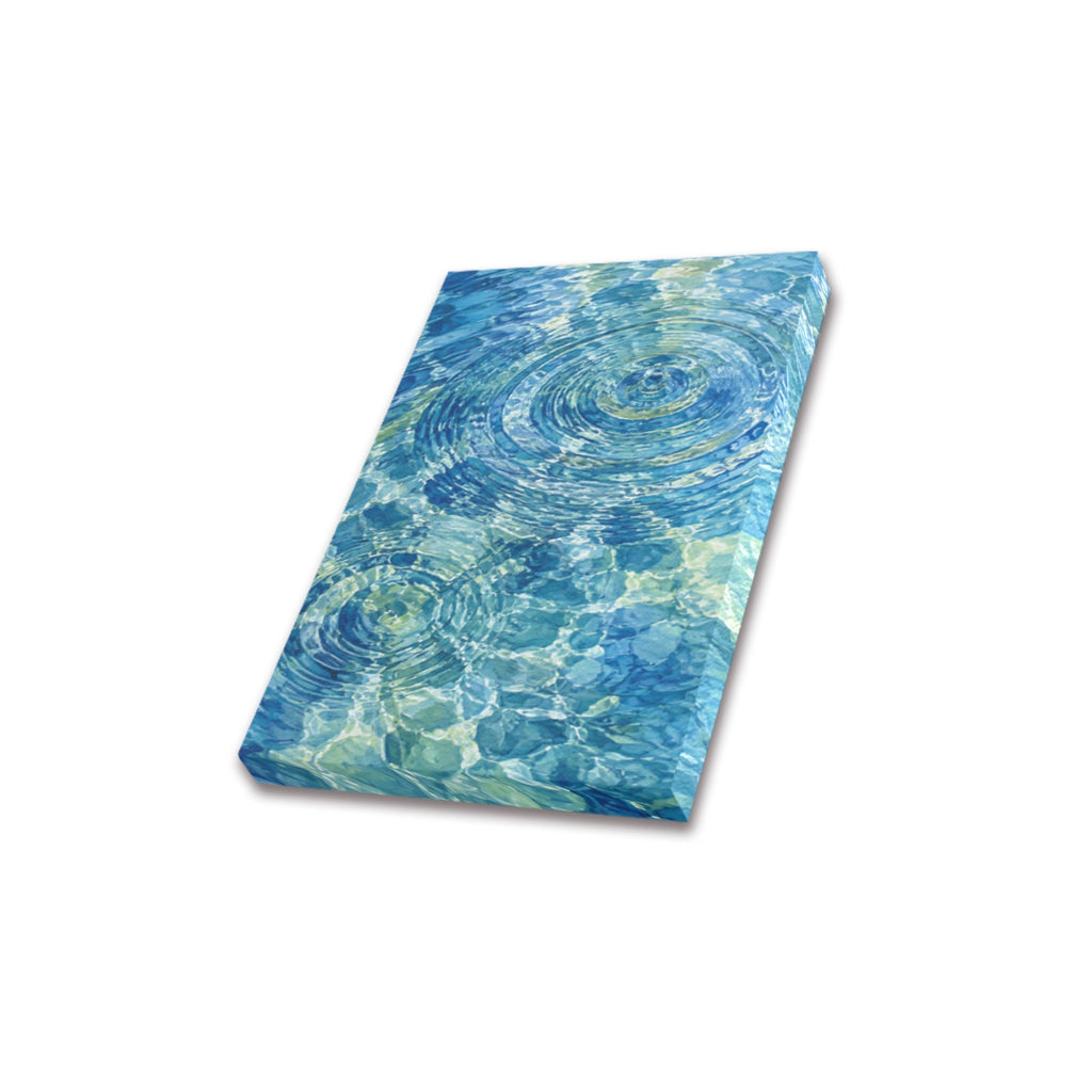 H2O Ripple Study Frame Canvas Print 8"x10"