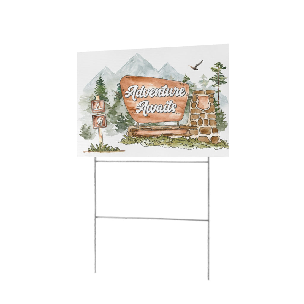 National Park Adventure 12 x 9 in House Sign