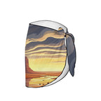 Monument Valley Ribbon Clouds Beach Sarong Wrap (QUE)