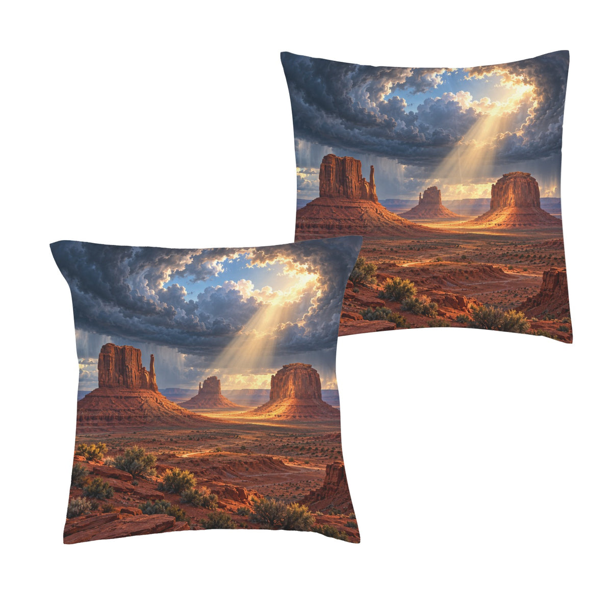 Monument Valley Storm Light 16 x 16 in Envelope Pillow Case