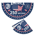 America 250 Commemorative 36 x 18 in Semi Circle Flag