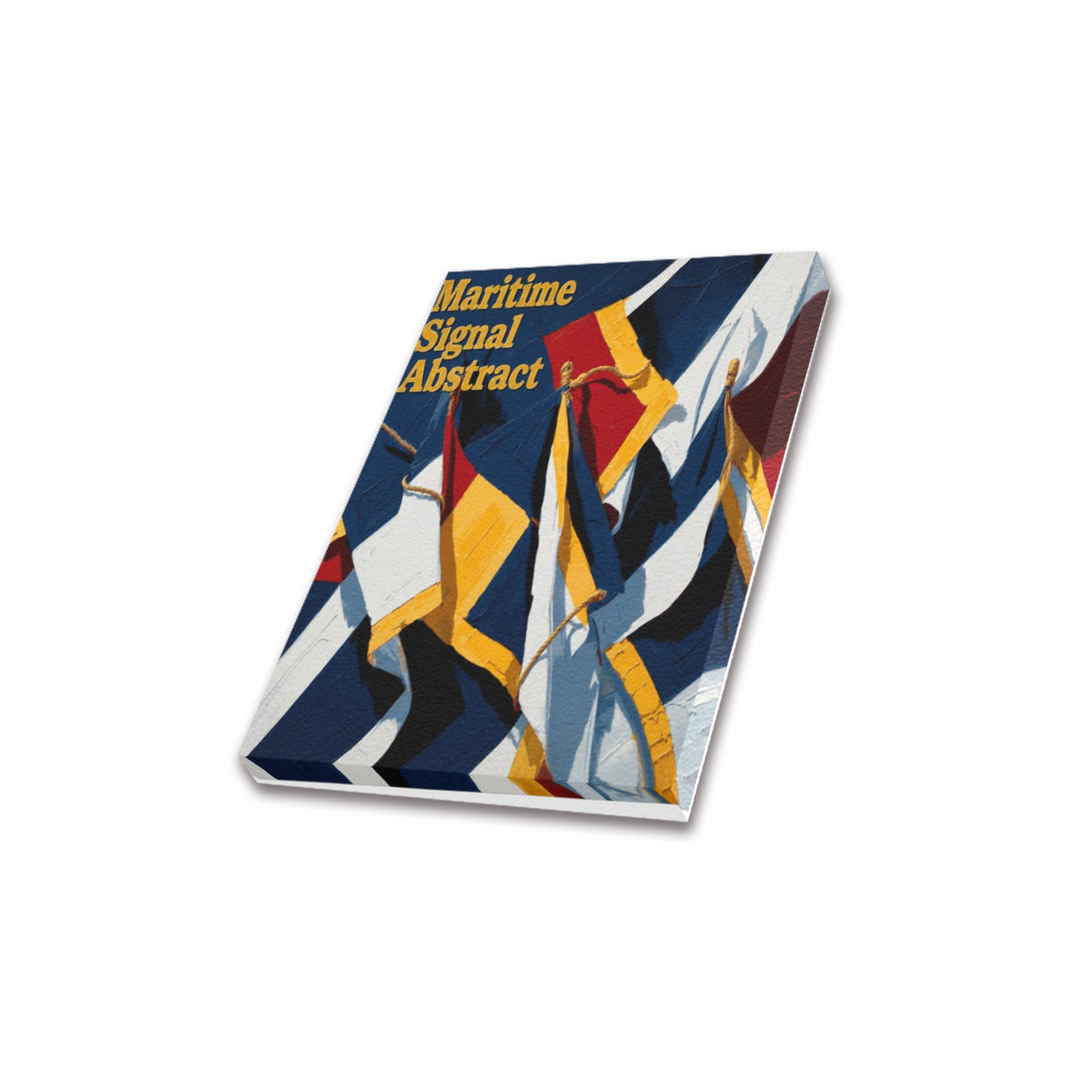 Maritime Signal Abstract Frame Canvas Print 8"x10"