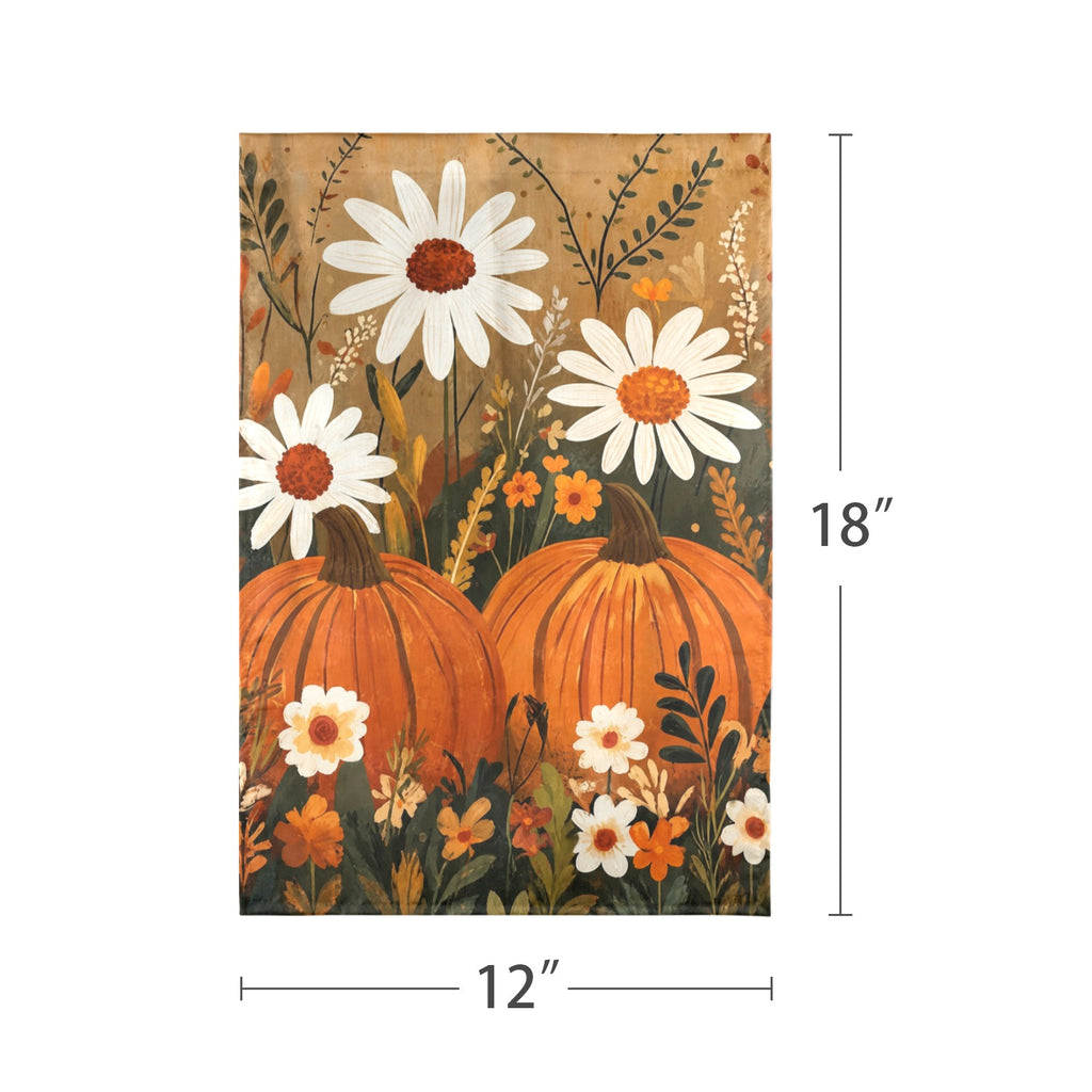 Cornucopia Gourds 12 x 18 in Garden Flag