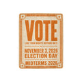 November 3, 2026 Election Day 32 x 48 in Micro Fleece Blanket