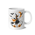 Witch's Moonlit Garden 11 oz White Ceramic Mug