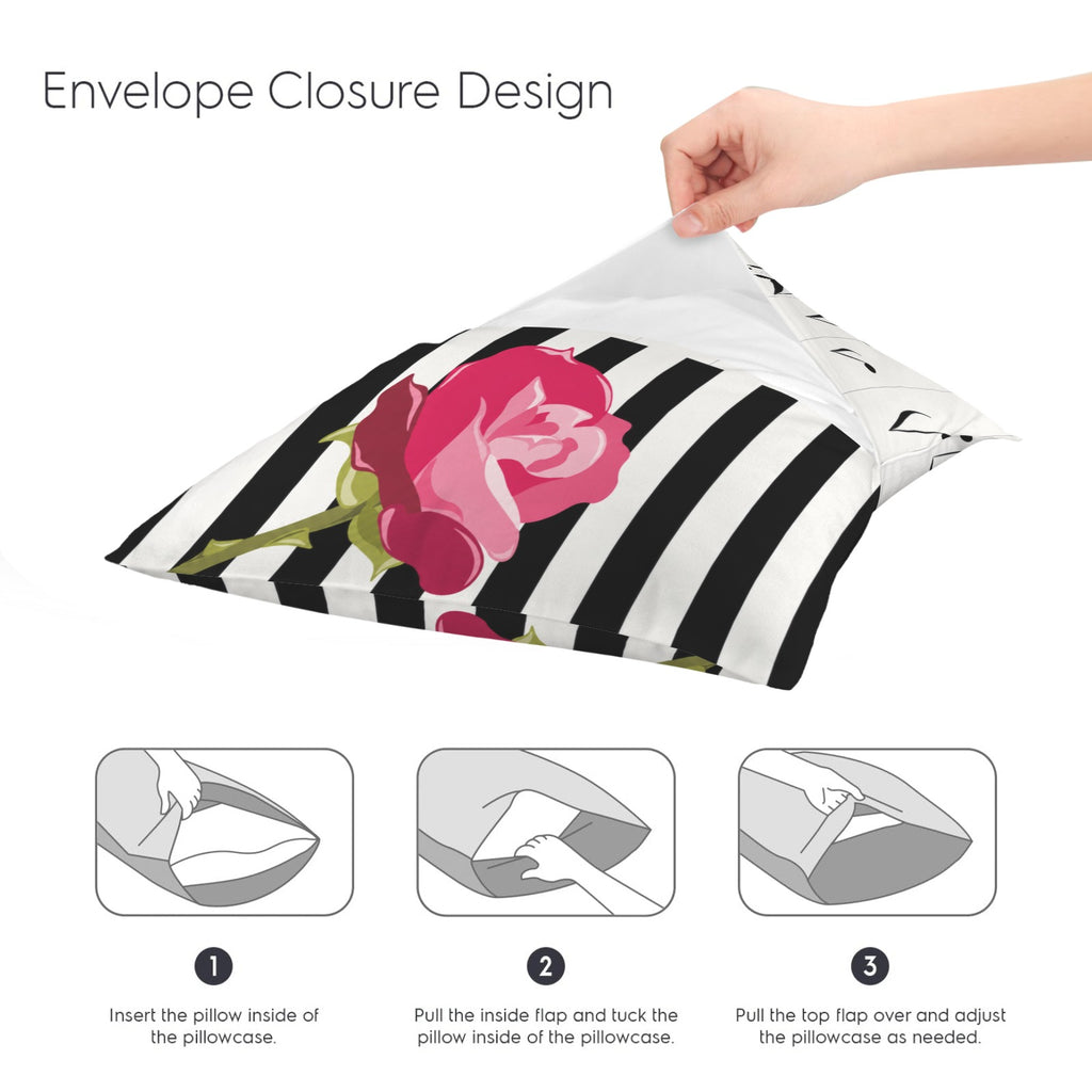 Opera Aesthetic Midnight Curtain 16 x 16 in Envelope Pillow Case