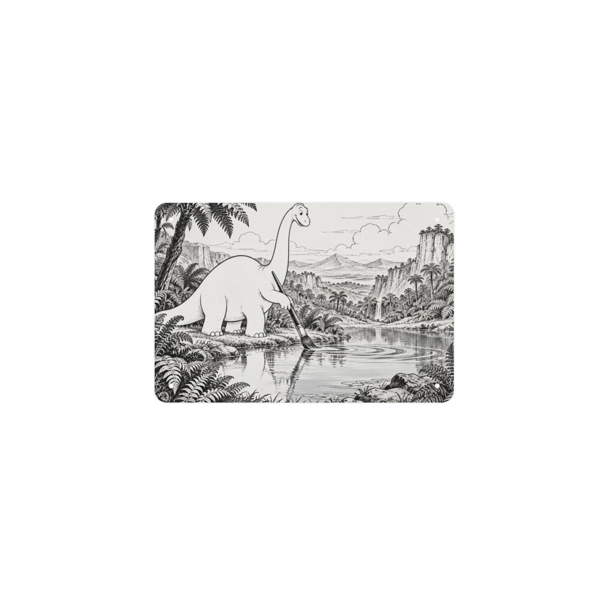 Pondside Gertie 12 x 8 in Metal Tin Sign