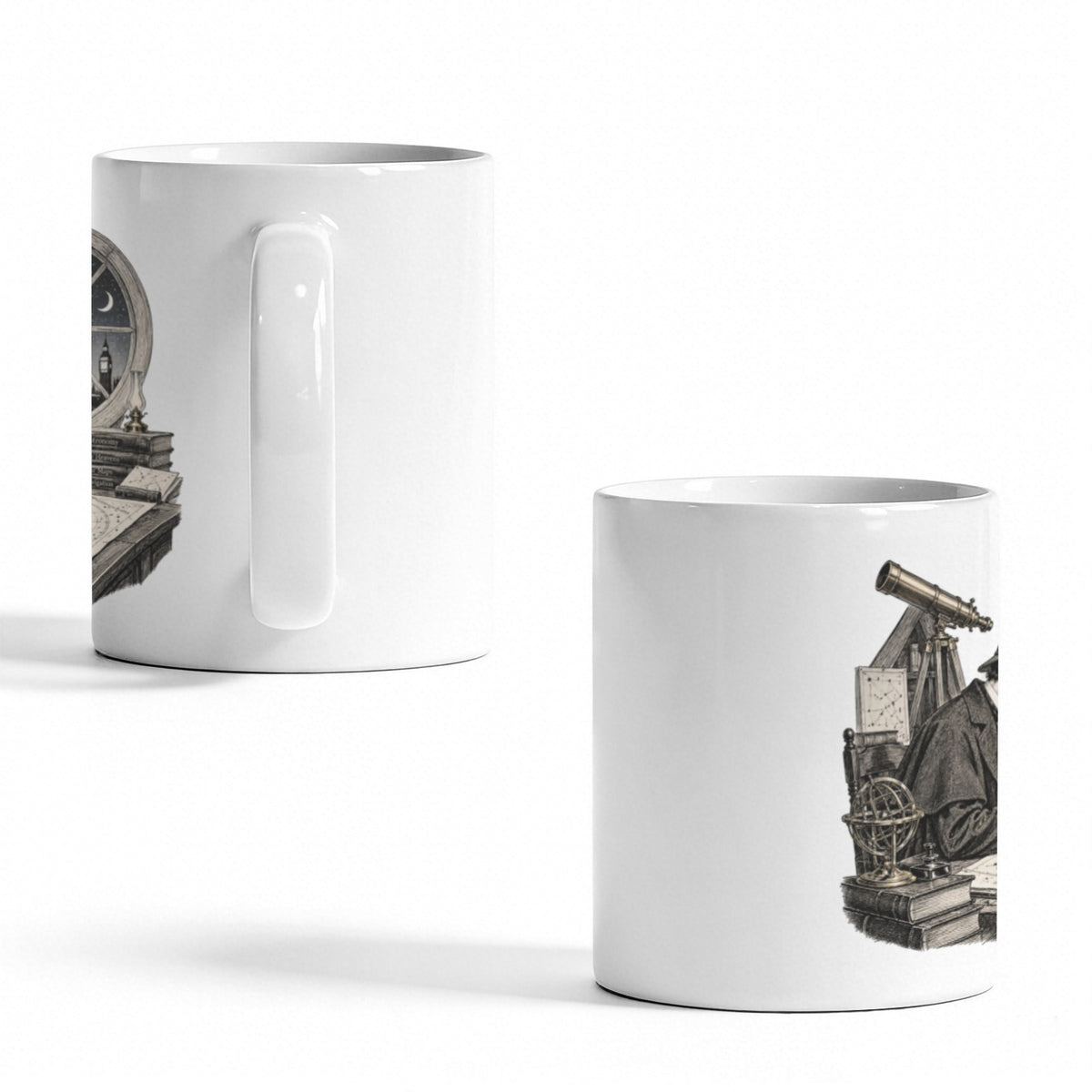 Paget Sherlock Attic Constellation Map 11 oz White Ceramic Mug