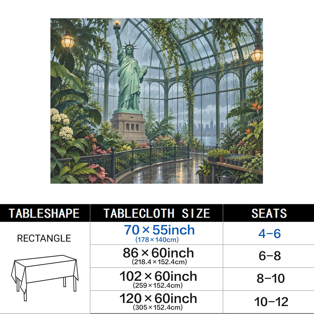 Liberty Glasshouse 178cm x 140cm Rectangular Tablecloth 70x55inch (QUE)
