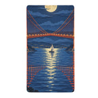Golden Gate Moon Reflection Fitted Sheet 39x75x13inch (QUE)