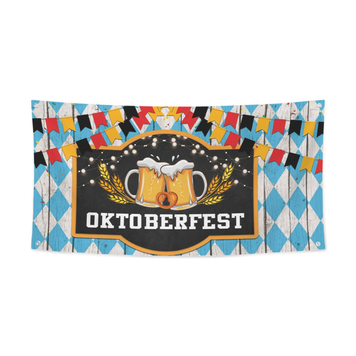 Barrel and Hops 12 x 18 in Garden Flag