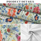 Sage Blossom 178cm x 140cm Rectangular Tablecloth 70x55inch (QUE)