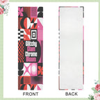 Glitchy Glam Chrome Bloom 12 x 40 in Polyester Peach Skin Tapestry