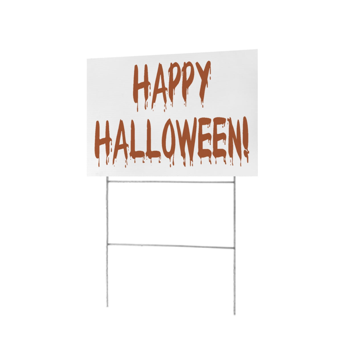 Dripping Red Halloween 12 x 9 in House Sign