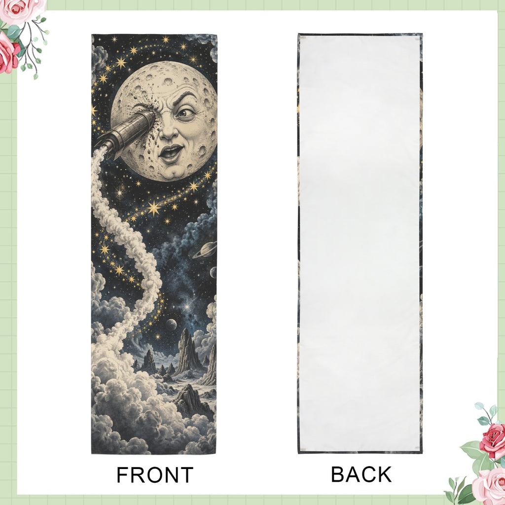 Rocket Through Star Clouds 12 x 40 in Polyester Peach Skin Tapestry