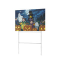 Cheerful Pumpkin Patch 12 x 9 in House Sign