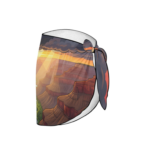 Grand Canyon Storm Oasis Beach Sarong Wrap (QUE)