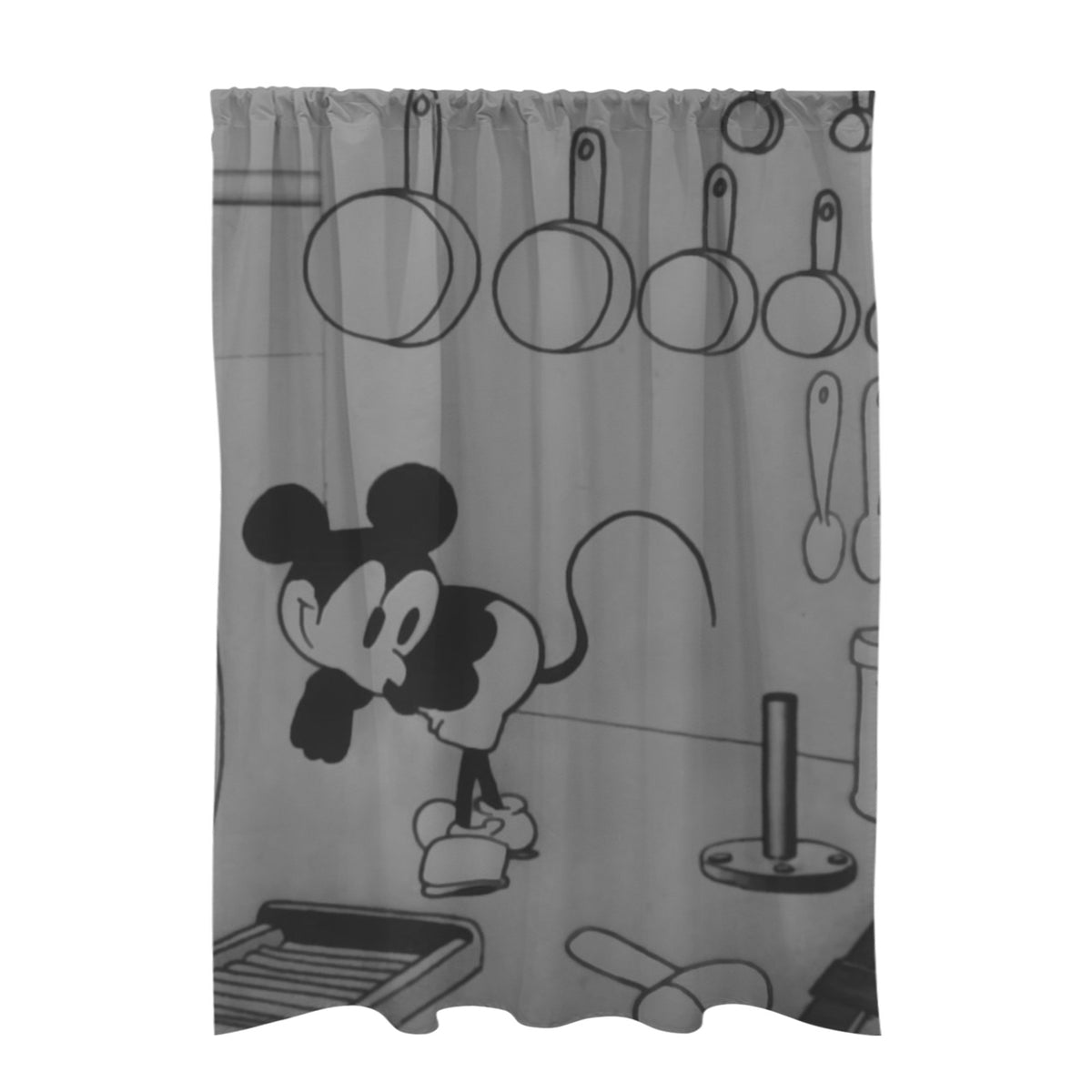 Mickey Galley Pans 51 x 72 in Door Curtain (QUE)