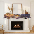 Midnight Kitchen — 200cm x 43.1cm Fireplace Cloth (QUE)