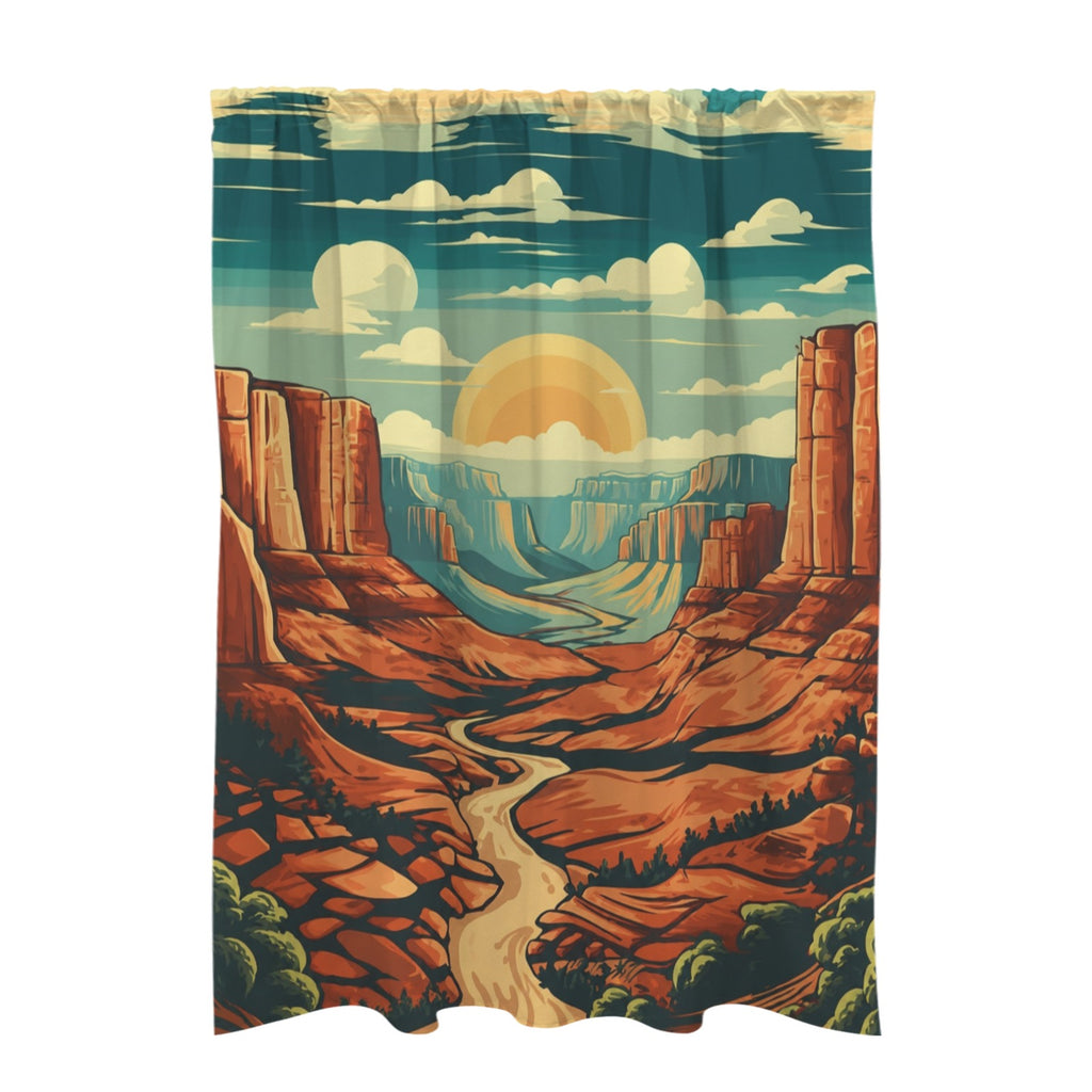 Grand Canyon Strata 51 x 72 in Door Curtain (QUE)