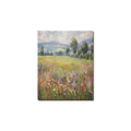 Wildflower Field Study Frame Canvas Print 8"x10"