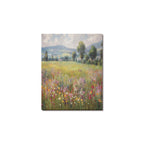 Wildflower Field Study Frame Canvas Print 8"x10"