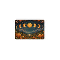 Pumpkin Moon Phases 12 x 8 in Metal Tin Sign