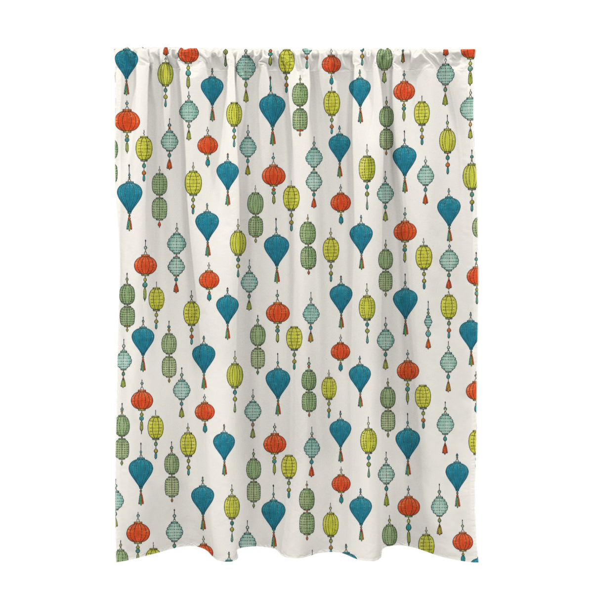 Halloween Lantern Garden 51 x 72 in Door Curtain (QUE)