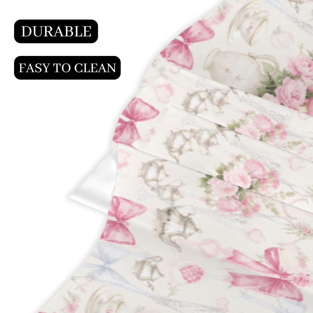 Candy Cane & Peppermint 200cm x 43.1cm Fireplace Cloth (QUE)