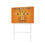 Candy Moon Trick-or-Treat 12 x 9 in House Sign
