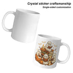 Little Ghost Reading Nook 11 oz White Ceramic Mug
