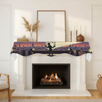 Art Deco Rooftop — 200cm x 43.1cm Fireplace Cloth (QUE)