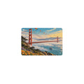 Fog Bay Golden Gate 12 x 8 in Metal Tin Sign