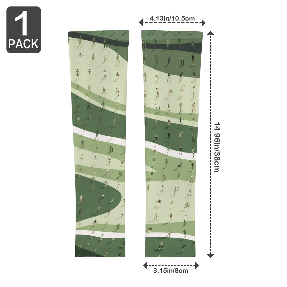 Weekend Golf Microchecks Arm Sleeves 38cm (1-Pack) (QUE)