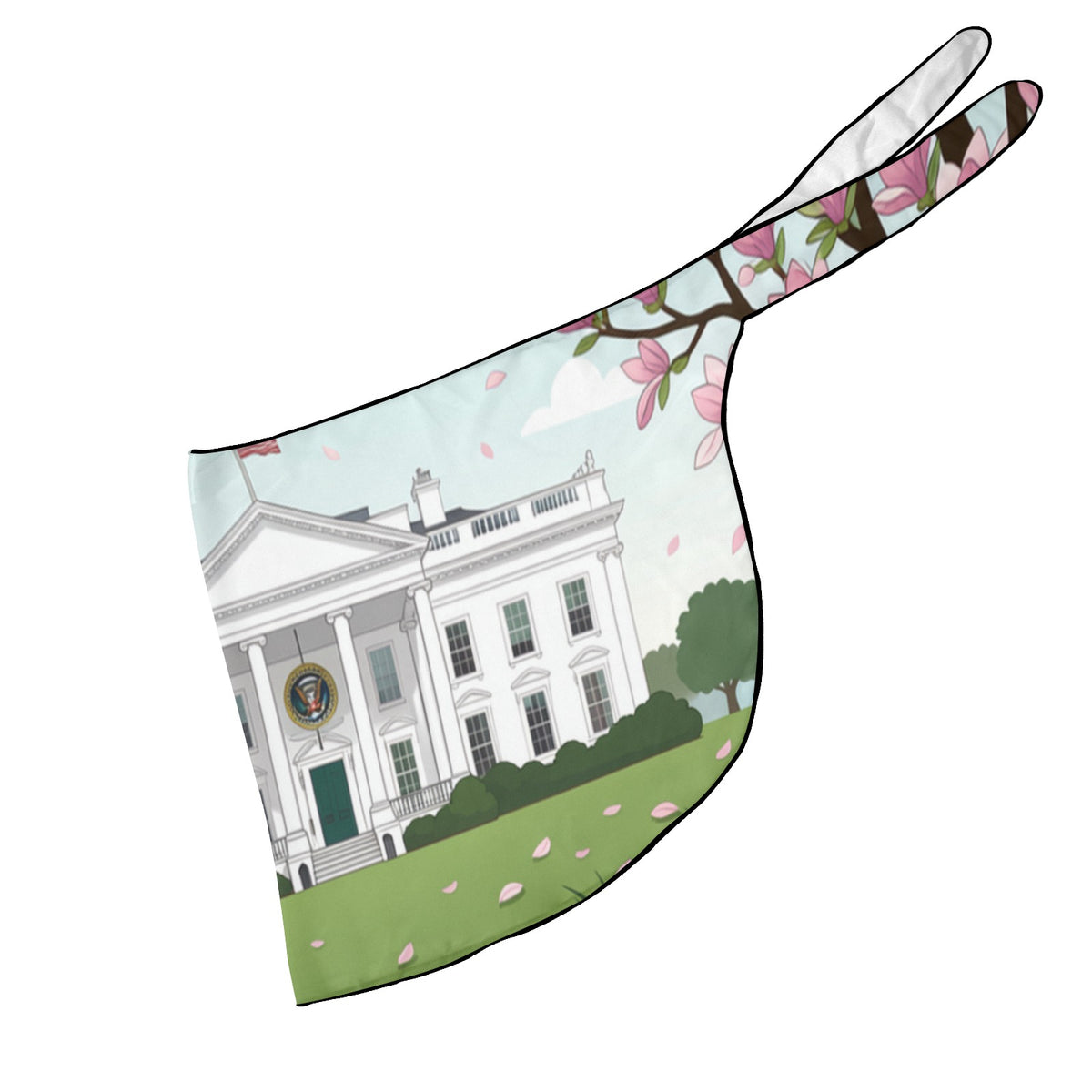 White House Magnolia Orchard Beach Sarong Wrap (QUE)