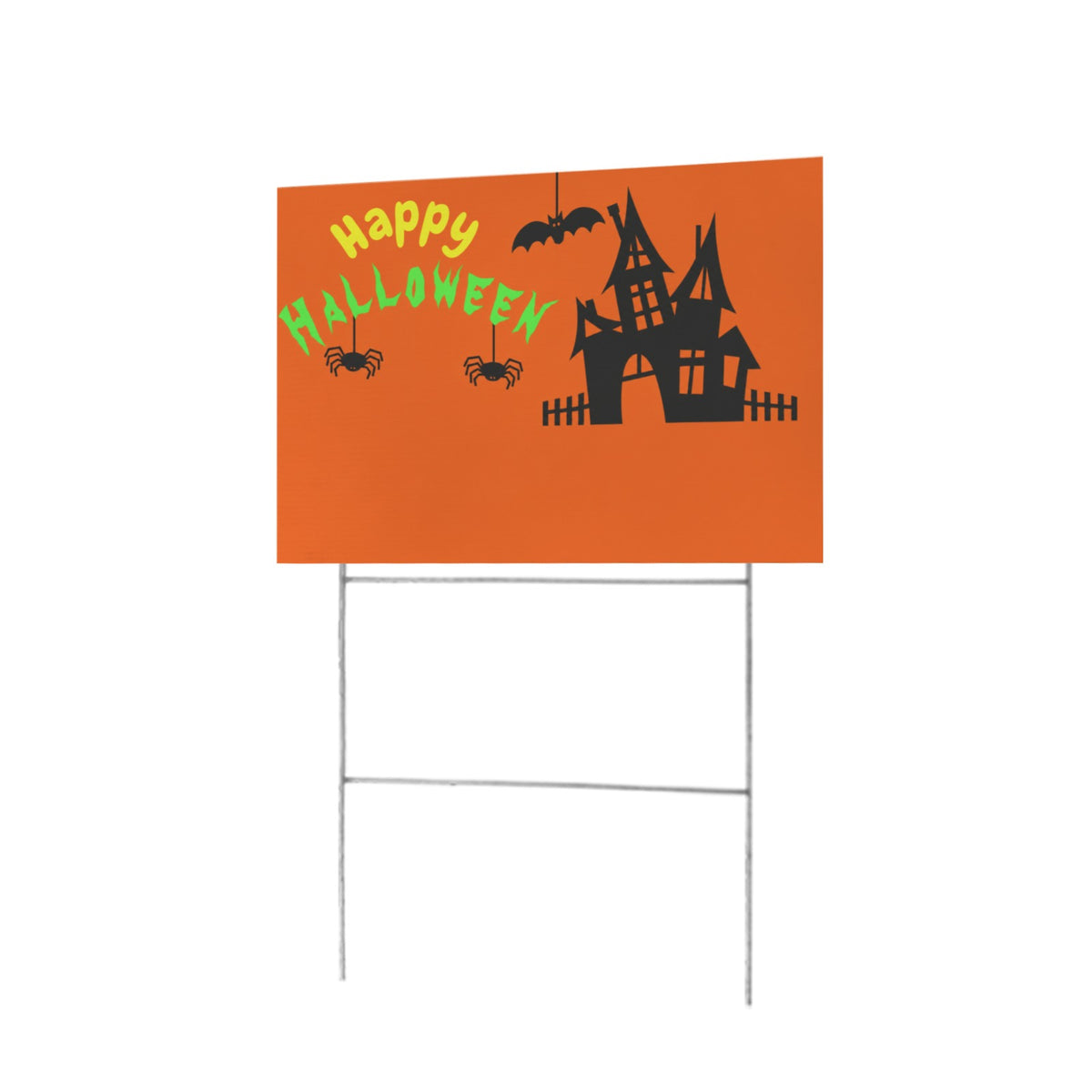 Haunted House Block 12 x 9 in House Sign