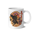 1920 Zorro Adobe Ribbon Cut 11 oz White Ceramic Mug