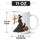 Black Cat Potion Shop 11 oz White Ceramic Mug