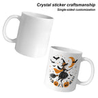 Witch's Moonlit Garden 11 oz White Ceramic Mug