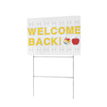 Welcome Back Book Stack 12 x 9 in House Sign