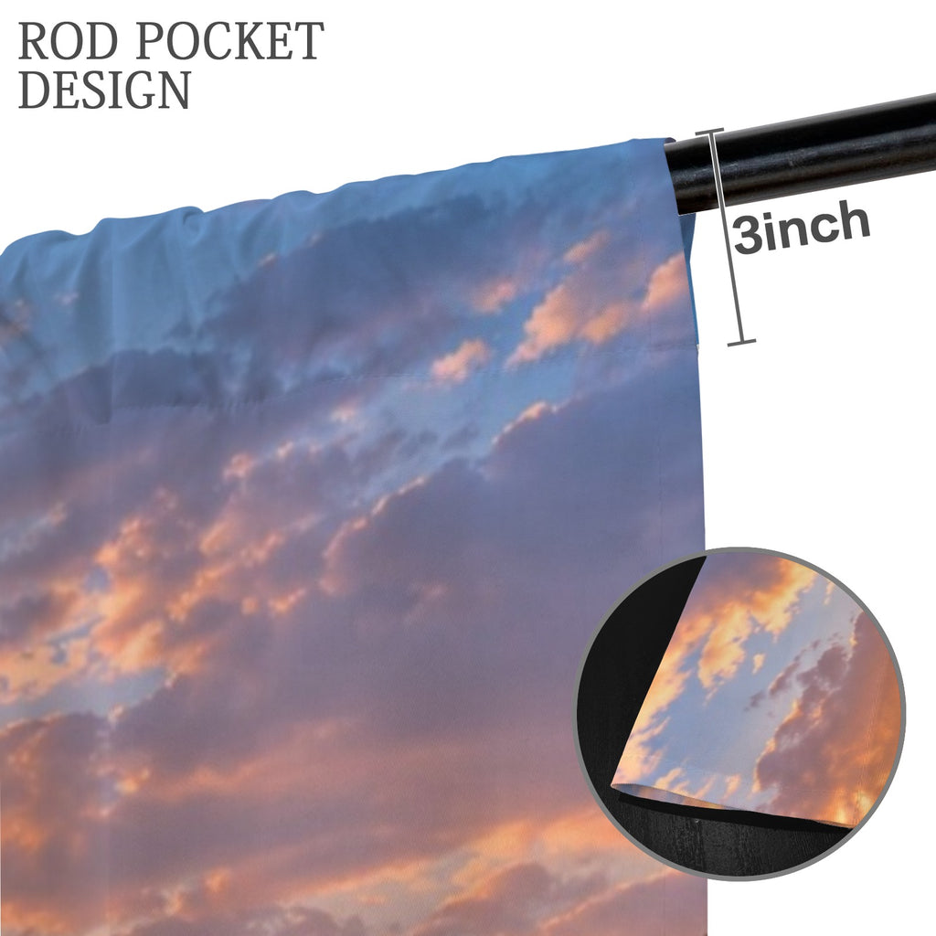 Washington Monument Sunrise Pool 52 x 84 in Window Curtain Set