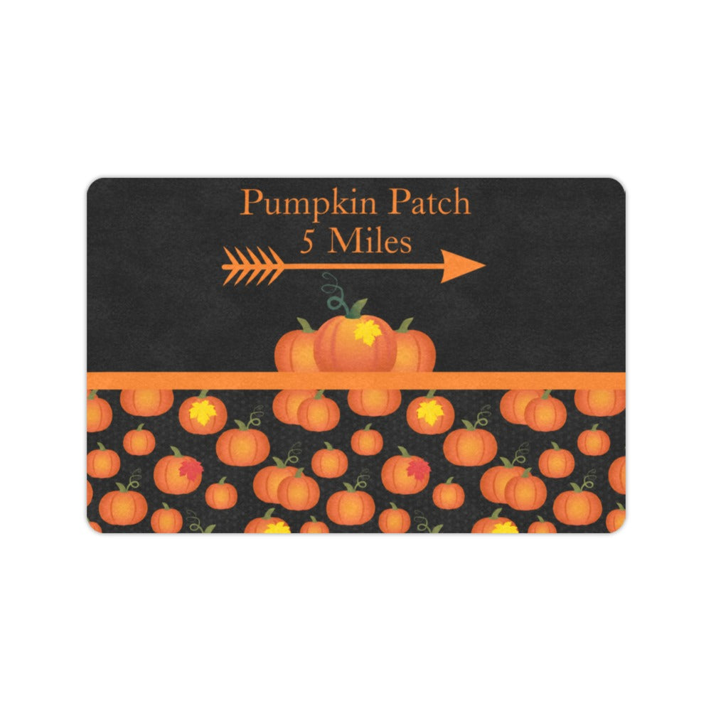 Pumpkin Patch Arrow Doormat 23.6 x 15.7 in Doormat