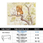 Squirrel Harvest 178cm x 140cm Rectangular Tablecloth 70x55inch (QUE)