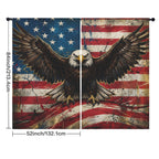 Soaring Eagle Civic Future 52 x 84 in Window Curtain Set