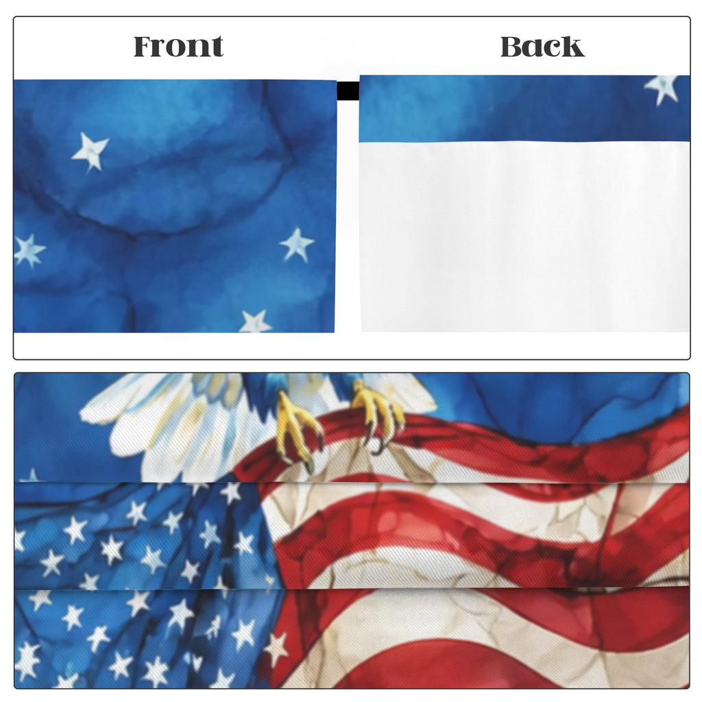 Future Vote Eagle 52 x 84 in Window Curtain Set