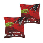 Green Hand Red Cover 16 x 16 in Envelope Pillow Case