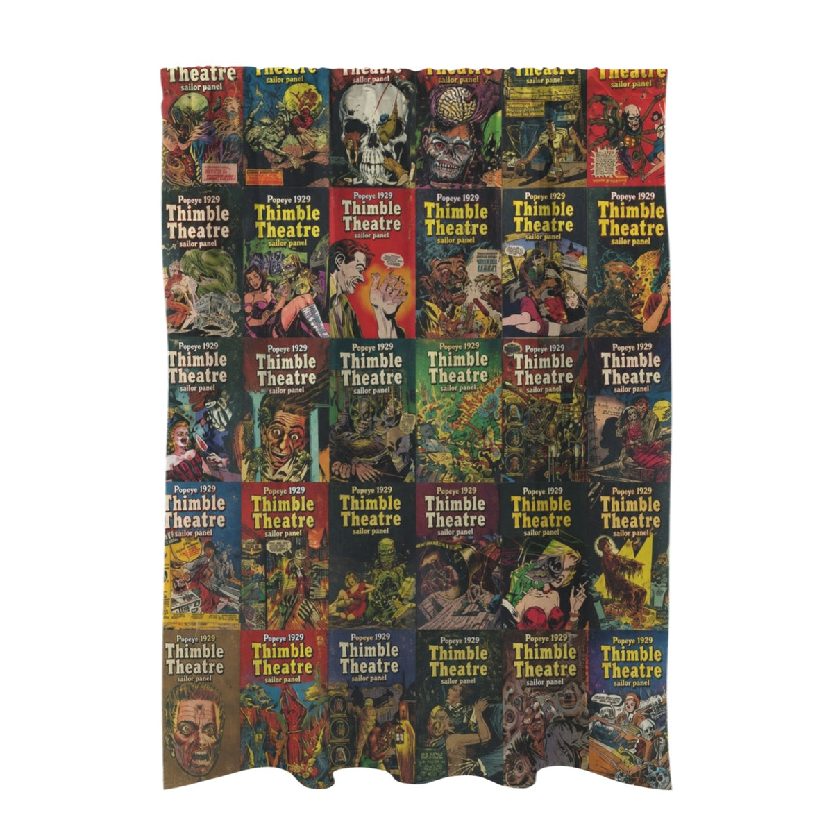 Popeye Sailor Panel 51 x 72 in Door Curtain (QUE)